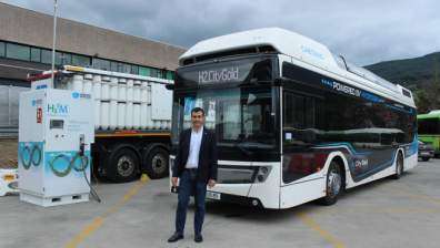 Bizkaia avanza en su plan de utilizar el hidrógeno en el transporte público