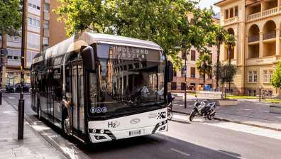 Hydrogen bus.
