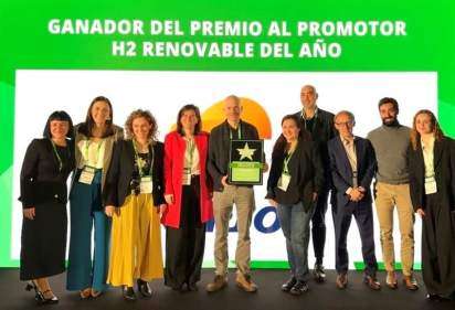 ganador al premio al promotor H2 renovable del año
