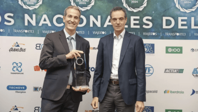 The new Irizar i6S Efficient Hydrogen coach wins the 2024 coach of the year in Spain award.