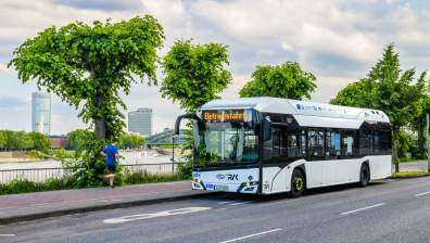 Hydrogen bus.