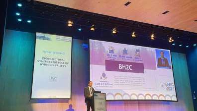 José Ignacio Hormaeche presentando el BH2C
