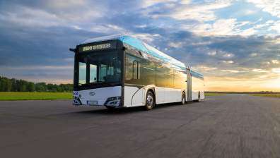 Hydrogen bus.